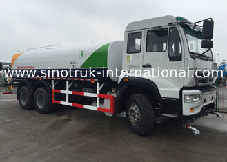 SINOTRUK 20CBM Water Sprinkler Truck With Internal Anti - Corrosion Treatment
