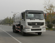 Vacuum Pump Sewage Suction Truck , Septic Vacuum Trucks With Euro 2  Emission Standard