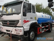 Road Flushing Water Tank Truck SINOTRUK 10CBM , Water Hauling Trucks