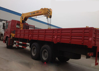 SINOTRUK Truck Mounted Cranes Equipment 12 Tons XCMG for Lifting 6X4 290HP