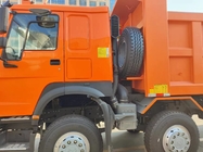400 HP Orange HOWO Tipper Truck RHD 6×4 10 Tekerlek Yüksek At Gücü
