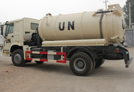 Sanitation Enterprise Sewage Suction Truck 8-12CBM LHD 4X2 , Liquid Waste Trucks