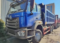 RHD 8×4 12 tekerlekli ZZ3317V3847B1R Yüksek At Gücü Düşük Yakıt Tüketimi380HP Mavi HOWO Tipper Truck
