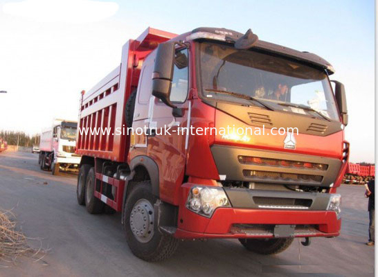 SINOTRUK Damperli Kamyon HOWO A7 371HP motor Madencilik ZZ3257N3847N1 için