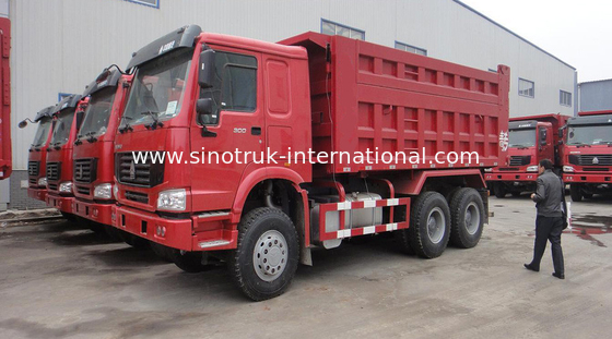 Damperli kamyon damperli kamyon SINOTRUK HOWO 10 tekerlekler LHD 371HP 25 ton 10-25CBM ZZ3257N3847A