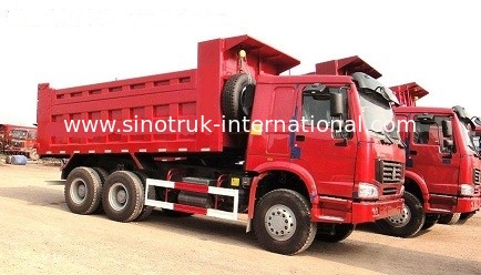 SINOTRUK HOWO Damperli Kamyon 290HP 10 Tekerlekli LHD 25-40tons 10-25CBM ZZ3257M2947A