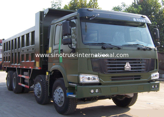 SINOTRUK HOWO Damperli Kamyon 371HP 12 tekerlekler LHD 31 tons 20-30CBM ZZ3317N3267W