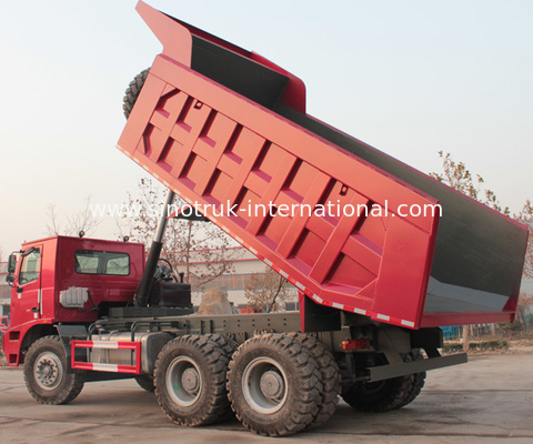 SINOTRUK HOWO 70 Madencilik Damperli Kamyon 6X4 LHD 371HP 70tons ZZ5707S3640AJ