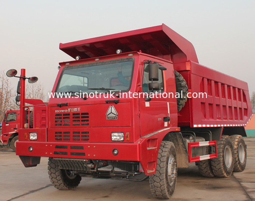 SINOTRUK HOWO 70 Madencilik Damperli Kamyon 6X4 LHD 371HP 70tons ZZ5707S3640AJ