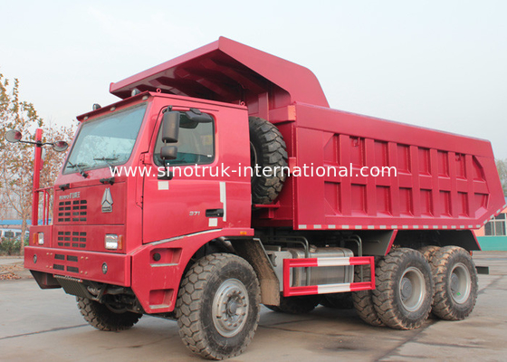 SINOTRUK HOWO 70 Madencilik Damperli Kamyon 6X4 LHD 371HP 70tons ZZ5707S3640AJ