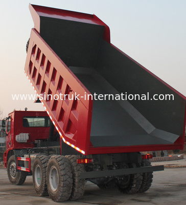 Damperli kamyon damperli kamyon SINOTRUK HOWO 70 madencilik LHD 371HP 70tons ZZ5707S3640AJ
