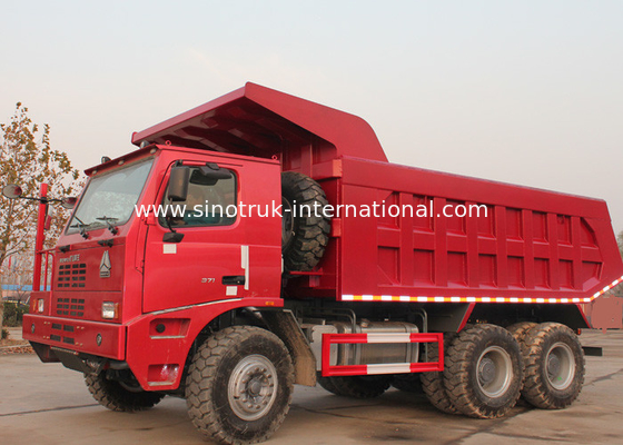 Damperli kamyon damperli kamyon SINOTRUK HOWO 70 madencilik LHD 371HP 70tons ZZ5707S3640AJ