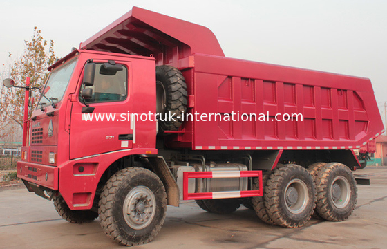 Damperli kamyon damperli kamyon SINOTRUK HOWO 70 Madencilik LHD 6X4 371HP 70tons ZZ5707S3840AJ
