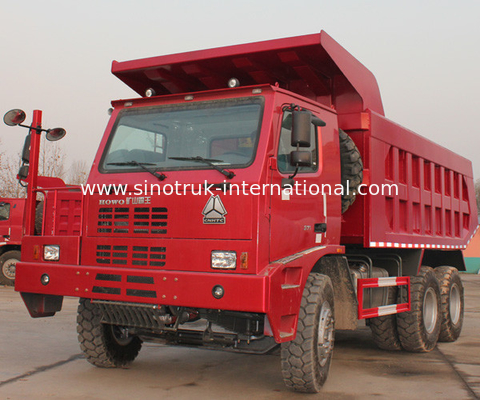 Damperli kamyon damperli kamyon SINOTRUK HOWO 70 Madencilik LHD 6X4 371HP 70tons ZZ5707S3840AJ