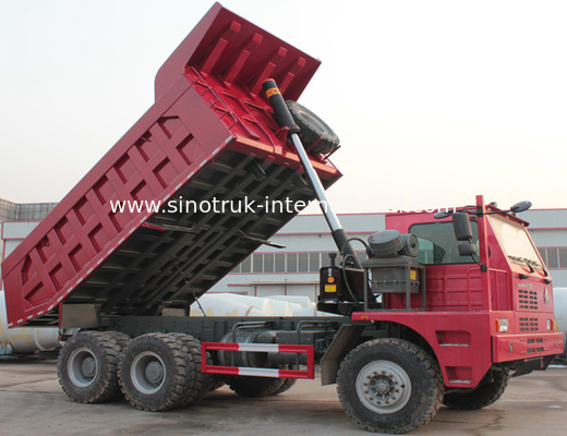 Damperli kamyon damperli kamyon SINOTRUK HOWO 70 Madencilik LHD 6X4 371HP 70tons ZZ5707S3840AJ