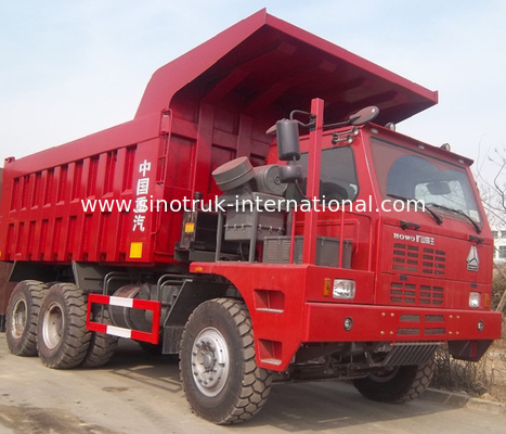 SINOTRUK HOWO70 Madencilik Damperli Kamyon LHD 10 Tekerlekler 371HP 70 ton ZZ5707S3840AJ