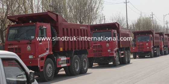 Profesyonel 371HP Motor Damperli Damperli Kamyon, Emniyetli 10 Tekerlekli Damperli Kamyon