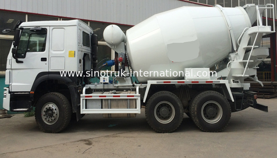 Yüksek Verimlilik 6CBM 290HP 6X4 LHD Beton Mikser Kamyon, Çimento Karışımı Kamyon