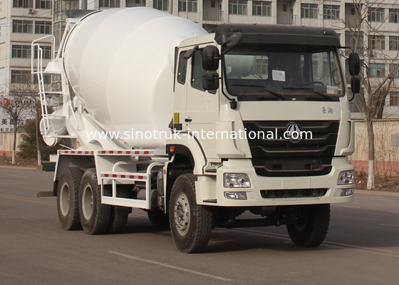 Mobil Yarı Çimento Karıştırma Ekipmanları Beton Mikser Kamyon 10CBM 290HP