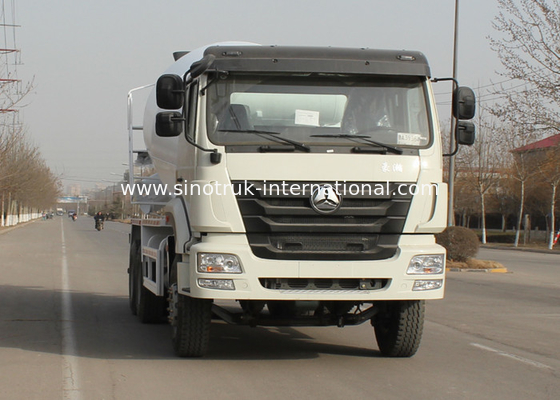 Mobil Yarı Çimento Karıştırma Ekipmanları Beton Mikser Kamyon 10CBM 290HP