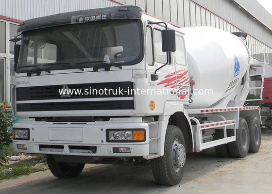 Mobil Yarı Çimento Karıştırma Ekipmanları Beton Mikser Kamyon 10CBM 290HP
