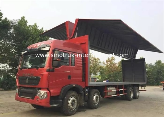 8X4 LHD Wing Van Cargo Truck Cargo Large Loading Capacity Commercial Vehicles