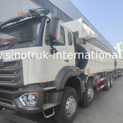 İnşaat için SINOTRUK HOHAN 8 × 4 Damperli Damperli Kamyon