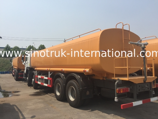 Sinotruk Howo Fıskiyeli Su Depolu Kamyon 30CBM 8 X 4 Euro 2