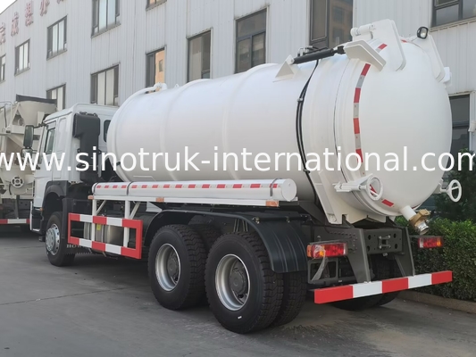Vakum Pompası Kanalizasyon Emme Kamyonu Septik Tank Temizleme Kamyonu 18CBM LHD 336HP