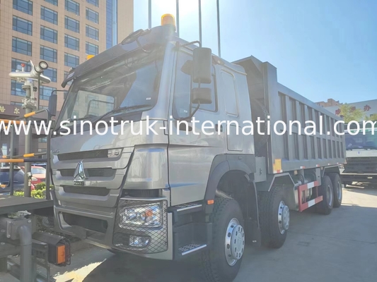 RHD 8×4 12 tekerlek Yüksek At Gücü HOWO 26CBM Tipper Truck 380HP Düşük Yakıt Tüketimi
