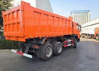 Sinotruk Howo Tipper Dump Truck Weichai 380Hp 6 × 4 5200 - 5800mm İhracat için
