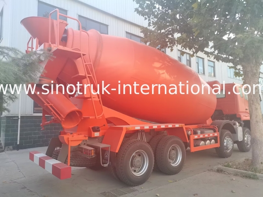 Sinotruk Howo N7 Beton Karıştırma Kamyonu 6 X 4 Euro 2 380hp İnşaat için