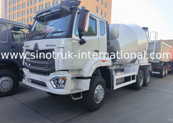 Sinotruk Howo N7 Beton Karıştırma Kamyonu 6-10CBM 6 X 4 Euro 2 Karıştırma Tesisi
