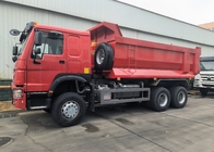 Sinotruk Howo Tipper Dump Truck 380Hp 6 × 4 20CBM U Tipi Kutusu 10 Tekerlek