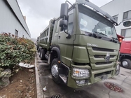 SINOTRUK HOWO 400HP Yeşil Tipper Dump Truck RHD 6×4 12 tekerlek Yüksek At Gücü