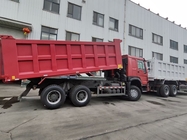 SINOTRUCK Howo Tipper Dump Truck 380hp 6 × 4 20CBM Kutusu 10 Tekerlek Çakma açısı demir