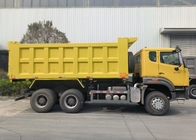 Sinotruk Tipper Dump Truck NX 6 × 4 10 Tekerlekli Weichai 380hp Büyük Tepsi