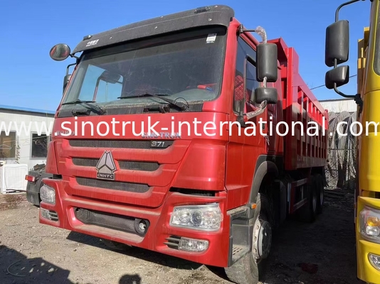 Kullanılmış Sinotruk Howo 6x4 Çöp Kamyonu 371hp Ağır Görevli