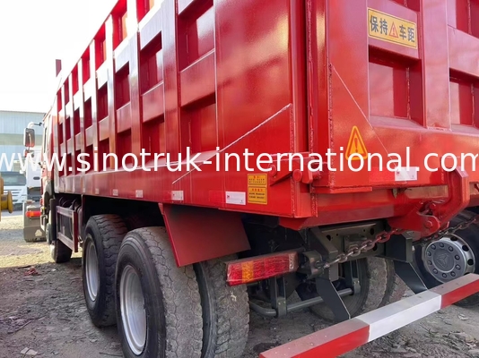 Kullanılmış Sinotruk Howo 6x4 Çöp Kamyonu 371hp Ağır Görevli