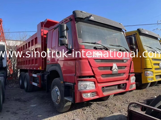 Kullanılmış Sinotruk Howo 6x4 Çöp Kamyonu 371hp Ağır Görevli