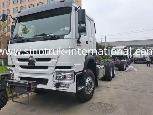 SINOTRUK HOWO Dropside Kargo Ticari Araçlar Kamyon Şasi LHD 6X4 400HP