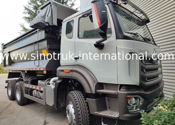 SINOTRUK HOWO LHD 6×4 10 tekerlekli 40 ton madencilik için U tipi atık kamyonu