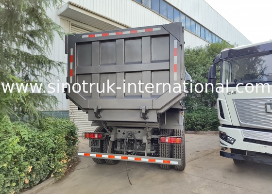 SINOTRUK HOWO LHD 6×4 10 tekerlekli 40 ton madencilik için U tipi atık kamyonu