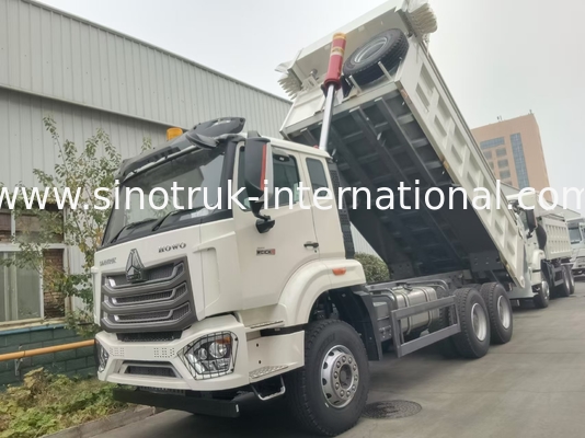 30 - 40 Ton RHD 10 Tekerlekli Tarpaulin Sinotruk Howo 6x4 İnşaat Çekicisi