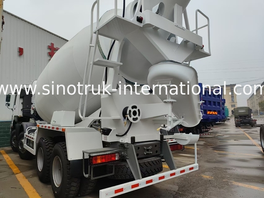 HOWO 8*4 12 Tekerlekli Beton Karıştırma Kamyonu 400HP 16CBM Büyük Güç Büyük Kapasite