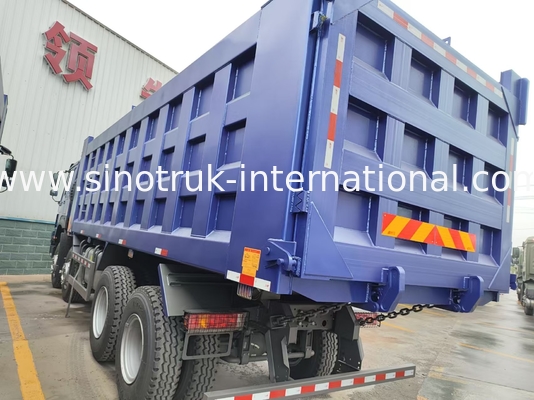 8X4 Blue Tipper Dump Truck 380hp 12 Tekerlekli Beyaz H77L ZZ3317V3567B1 U Tipi