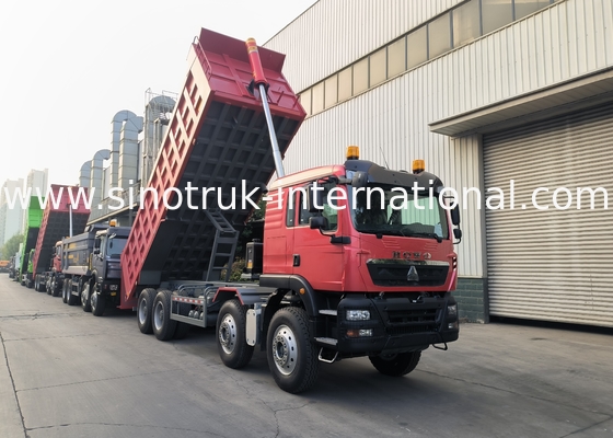 8 × 4 Lhd 12 Tekerlekli Sinotruk Tipper 400hp Euro 2