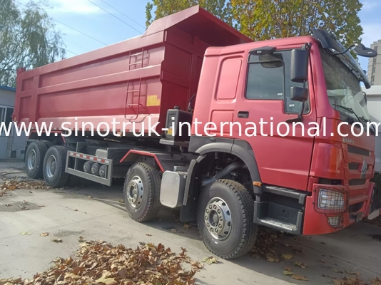 Çöp kamyonu SINOTRUK HOWO A7 8X4 inşaat için ZZ3317V3567B1