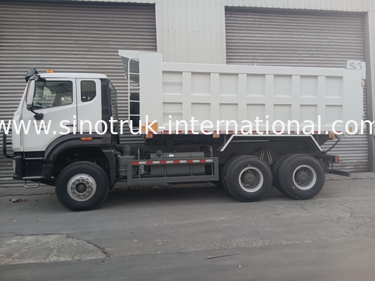 SINOTRUK HOWO İnşaat için 400 HP Tipper Dump Truck N7 Askeri Tampon Uyarı Işığı