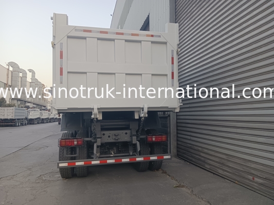 SINOTRUK HOWO İnşaat için 400 HP Tipper Dump Truck N7 Askeri Tampon Uyarı Işığı